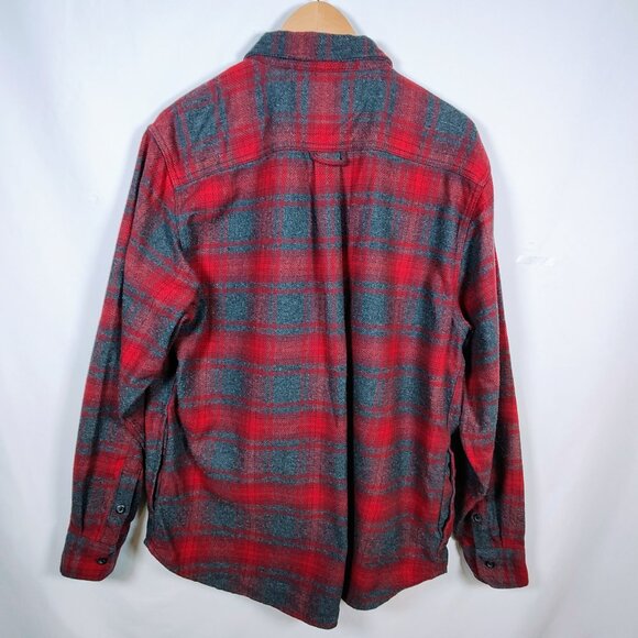 Orvis Men's XL Plaid Flannel Shirt Jacket - Picture 3 of 9